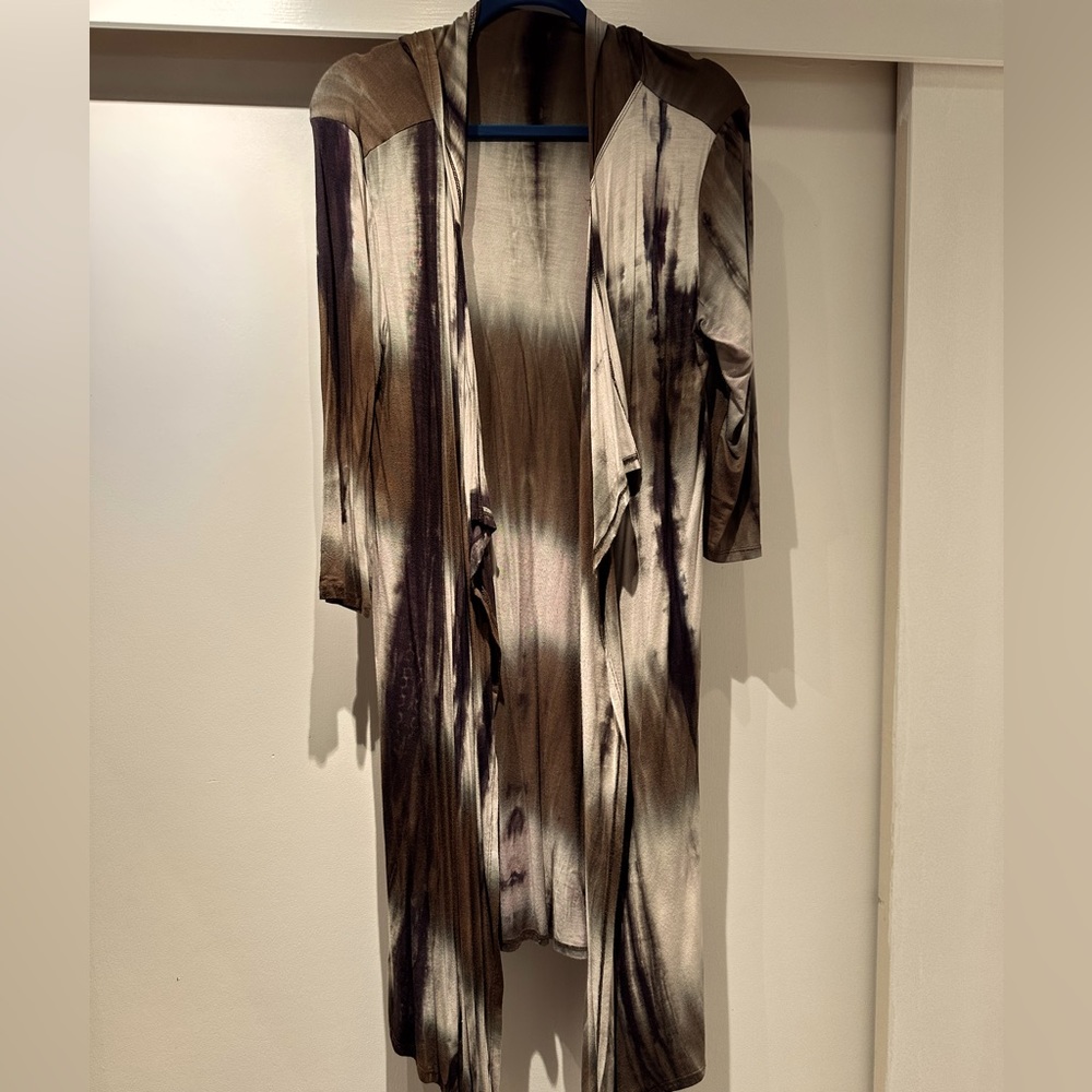 Long cardigan /tunic/shrug tie dye size medium